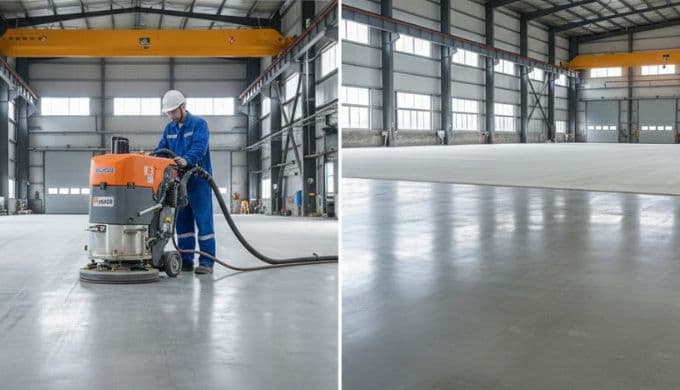 Máy Mài Sàn Bê Tông Công Nghiệp Là Gì? Vai Trò Thiết Yếu Trong Hoàn Thiện Bề Mặt